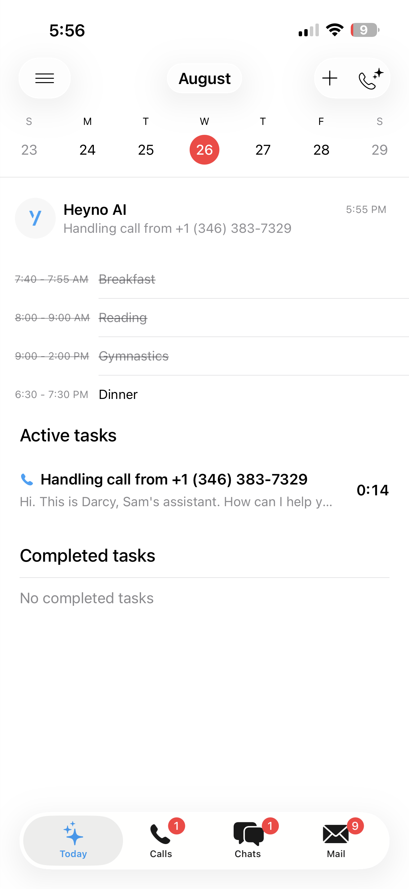 Heyno Frontdesk on iPhone